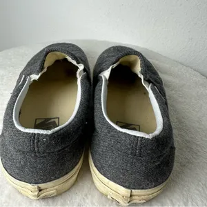 Vans Classic Gray Quilted Slip-On Loafers Canvas Unisex Men’s 5.0 Or Women’s 6.5 thumbnail 8