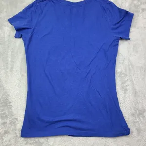 Cleveland Cavs Cavaliers NBA Hardwood Classics T-shirt Blue Women's V neck Large thumbnail 8