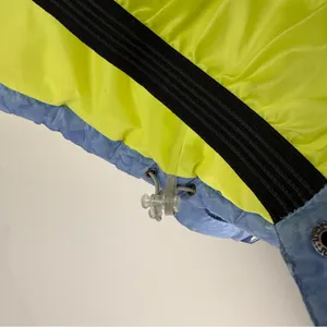 Morrow Blue Puffer Ski Jacket with Lime Accents thumbnail 4
