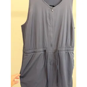 FLX Athleisure Gray Dress Built In Shorts Quarter Zip SzXL thumbnail 3