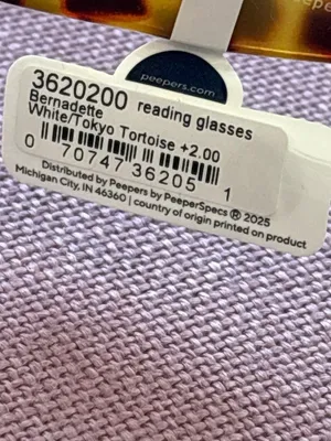 Peepers Blue Light Bernadette Lenses in White/Tokyo Turquoise New Womens Reading thumbnail 5