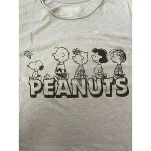 Peanuts‎ Snoopy Grey T Shirt Size XL thumbnail 3