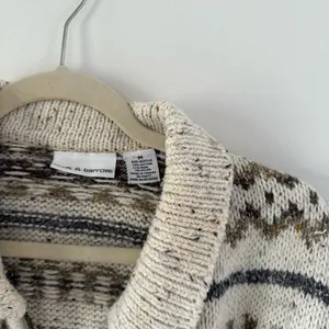 Croft & Barrow Nordic Fair Isle Zip Cardigan Scandinavian Après Ski Cozy Cabin Sweater M thumbnail 3