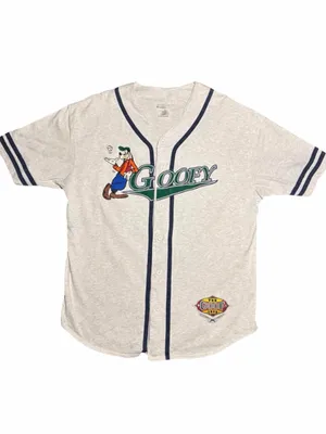 Vintage 90s Disney Store Goofy Baseball Jersey XL Embroidered Unisex thumbnail 2