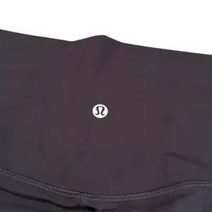 Lululemon Align Leggings Solid Black Soft Yoga Athleisure‎ Smooth Lounge Size 12 thumbnail 5
