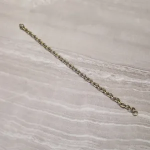 Vintage Gold Tone Chain Bracelet 7.5" thumbnail 4