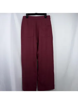 Halara Burgundy Button Front Wide Leg Pants Red Size undefined thumbnail 7