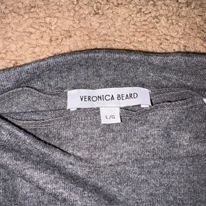Veronica Beard Mylie Sleeveless Ruched Wool Blend Top Heather Gray Large thumbnail 8