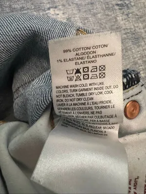 Lucky Brand Light Wash Distressed Zoe High Rise Straight Ankle Mom Jeans Size 10 thumbnail 8