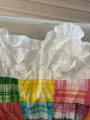 Lilly Pulitzer Cameron Madras Patchwork Strapless Dress thumbnail 3
