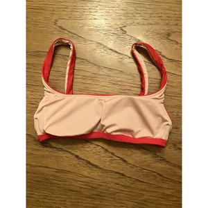 Women’s Bikini Swim Top Red/Pink Solid Lined Strap Size XS Regular thumbnail 3
