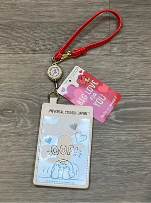 Peanuts snoopy id card holder universal studios Japan exclusive thumbnail 2
