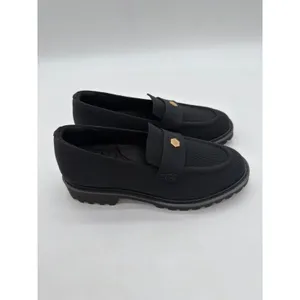 Vivaia Francesca Platform Chunky Heel Penny Minimalist Preppy Black Loafer 10.5 thumbnail 2