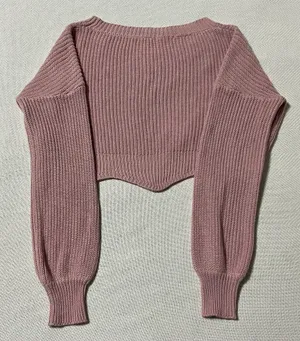 Blue Blush Cropped Sweater thumbnail 2