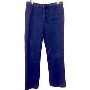 Jcrew enjoy straight leg blue jeans trouser style denim casual chic basic preppy thumbnail 2