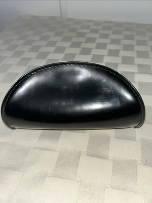 Fendi Glossy Black Eyewear Case with Embossed Logo thumbnail 2