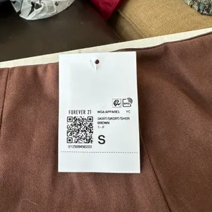 Forever 21 Pleated Brown Mini Skort thumbnail 4