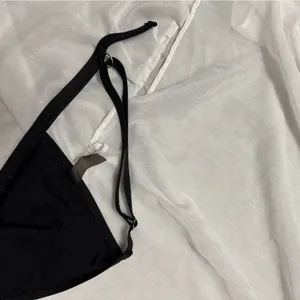 Triangle Bikini Top Black Size undefined thumbnail 3