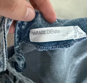 Garage Blue Denim Tie Back Corset Top thumbnail 3