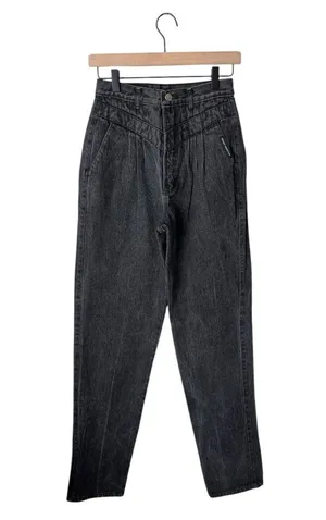 Rockies Vintage Southwestern Bareback Denim Straight Leg Washed Black Jeans thumbnail 1