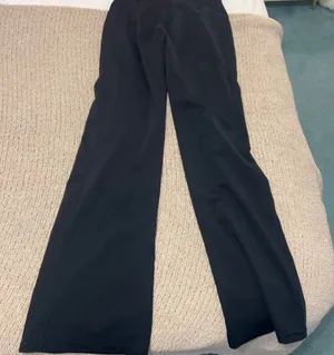 Amazon Black Wide-Leg Trousers thumbnail 1