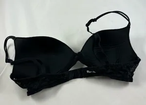 36B black lace padded push up bra Size undefined thumbnail 1