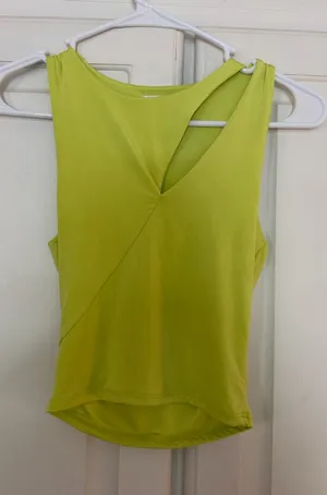 Live in the Moment Green tank top thumbnail 1