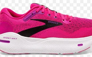 Brooks Ghost Max Women's Running Shoe - Hot Pink & Black thumbnail 1
