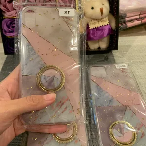 iPhone XR glitter case with hand holder thumbnail 2