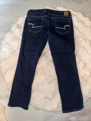 American Eagle Outfitters Women's Dark Indigo Artist Jeans thumbnail 6