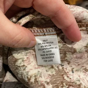 Arula Leighton Floral Corduroy Skirtall NWT 0X thumbnail 6