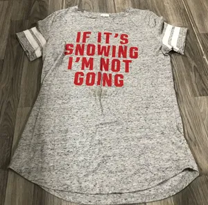 Victoria’s Secret PINK Grey T-Shirt; size small women’s thumbnail 1