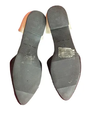 Black And White Slip On Flats thumbnail 4