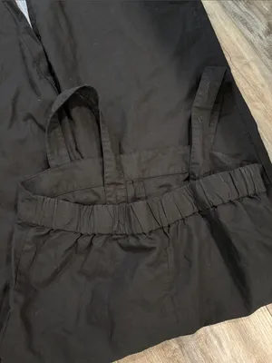 Uniqlo Linen Blend Black Sleeveless Jumpsuit Romper Whimsigoth Small thumbnail 6