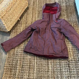 The North Face Helata Triclimate Jacket Women's Burgundy Red Size Large NO HOOD thumbnail 2