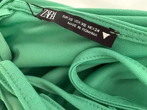 ZARA Dress Green Long thumbnail 4