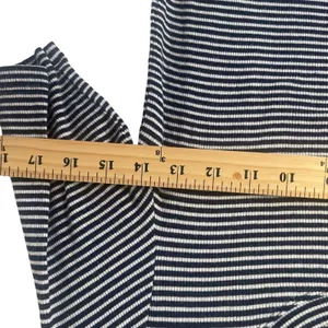 Banana Republic‎ Women XS Striped Soft Short Sleeve Button Back Shirt thumbnail 8