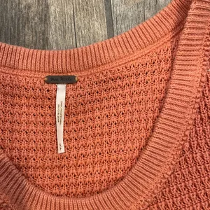Free People Coral Off-the-Shoulder Sweater thumbnail 2