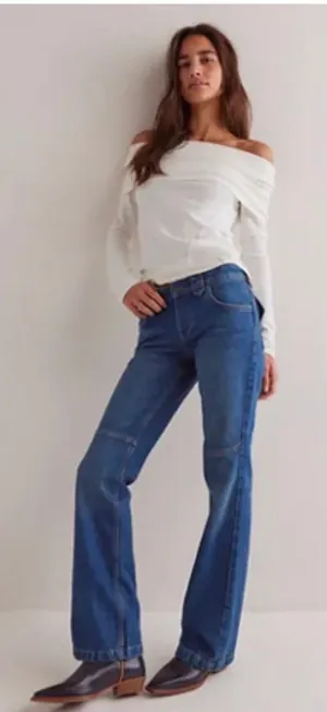 We the free flora low rise jeans thumbnail 1