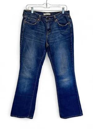 Levi’s 515 Bootcut Jeans Y2K‎ Medium Wash Stretch Denim Size 8 thumbnail 1