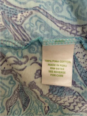 Lilly Pulitzer Marlisa Nice Tail Mermaid Maxi dress strapless blue medium Pima thumbnail 6