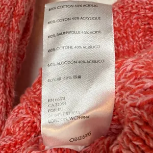 Pilcro Anthropologie Jasmine Cable Knit Oversized Tunic Sweater Size Medium thumbnail 5