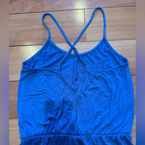FANTASTIC FAWN blue wide leg jumpsuit‎ sz Small thumbnail 2