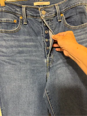 Levis Ribcage boot 31 Classic High-Rise Women's Jeans in Medium Blue thumbnail 3