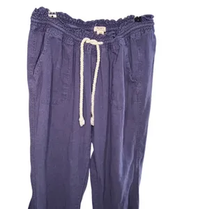 Roxy Womens Linen Nautical Pants Size XL thumbnail 4