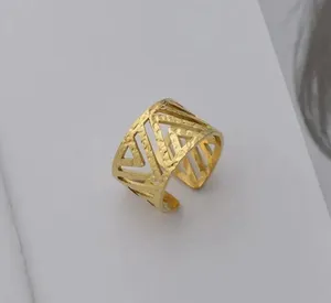 14k Gold Tribal Ring thumbnail 1
