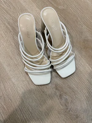 Nine West Women’s Girlie Square Toe Strappy Dress Sandals – White, Size 8 thumbnail 12
