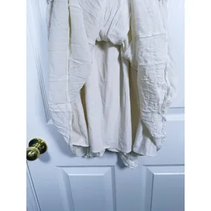 Vintage Y2K American Eagle Babydoll Mini Dress XS Cream Boho Country Concert thumbnail 9