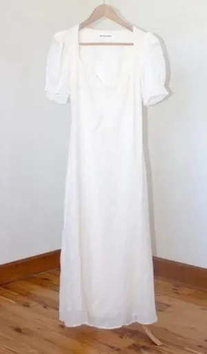 Reformation Luciana Dress (Ivory) thumbnail 1