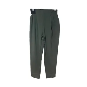 Aday‎ Turn It Up Pants Stretch Comfort Travel Green Moss Olive Size Small thumbnail 2